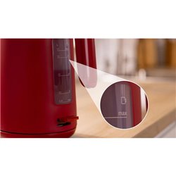 Bouilloire 1,7 L sans fil avec socle 360° MyMoment  TWK2M164 2400 Watts rouge