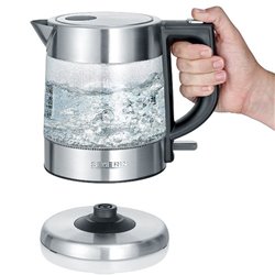 Bouilloire 1 L en verre 3468 2200 Watts inox