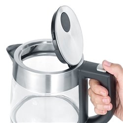 Bouilloire 1 L en verre 3468 2200 Watts inox