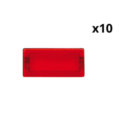 Lot de 10 symboles de rechange hublot d'enjoliveur D-Life MTN395900 rouge sans picto