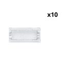 Lot de 10 symboles de rechange hublot d'enjoliveur D-Life MTN395569 transparent sans picto