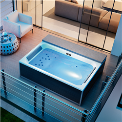 Magic Spa+, 2 places, verre noir tête à droite
