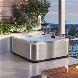 Happy Spa 4, 5 places, bois clair lumineux