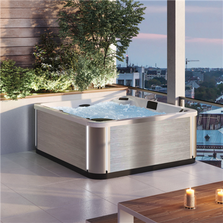 Happy Spa 4, 5 places, bois clair lumineux