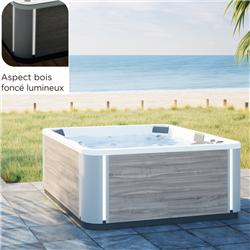 Happy Spa 5, 6 places, bois foncé lumineux