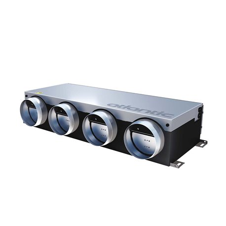 Plénum Shogun 1.1 Compact Réversible 4 registres Ø160 mm