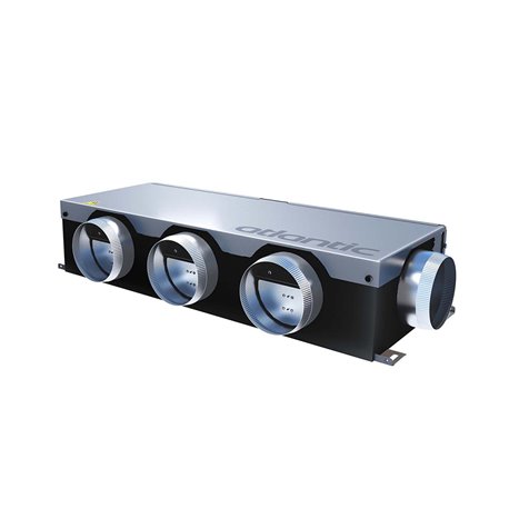Plénum Shogun 1.1 Compact Chaud seul 5 registres Ø160 mm Plénum Shogun 1.1 Compact Chaud seul 5 registres Ø160 mm