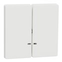 Enjoliveur pour commande double avec voyant D-Life MTN3420-6037 blanc nordic mat 