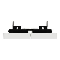 Enjoliveur pour commande double avec voyant D-Life MTN3420-6037 blanc nordic mat 