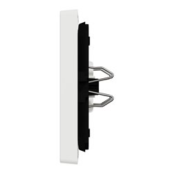 Enjoliveur pour commande double avec voyant D-Life MTN3420-6037 blanc nordic mat 