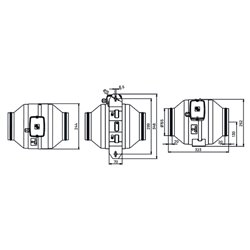 Ventilateur de conduit Jetline 600 m3/h Ø160 mm