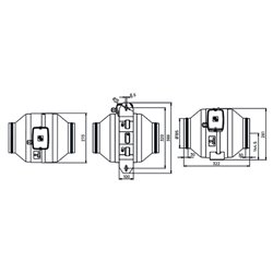 Ventilateur de conduit Jetline 1000 m3/h Ø200 mm