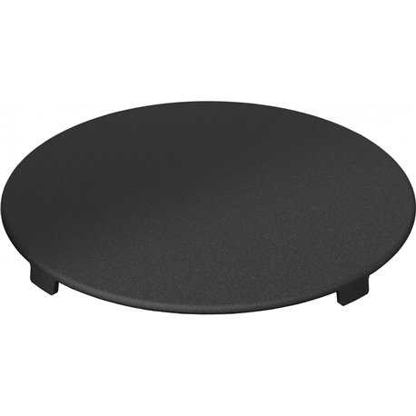 Cache bonde rond noir mat pour éviers Kubus KNG 091106