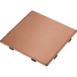 Cache-bonde carré PVD 414950 cuivre PVD