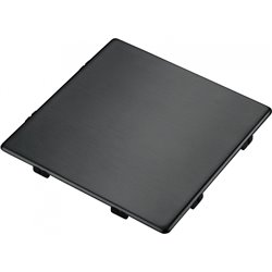 Cache-bonde carré PVD 414936 anthracite PVD
