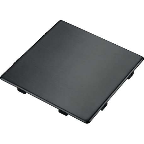 Cache-bonde carré PVD 414936 anthracite PVD