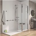 Panneau de douche Alvéo 600x2570 mm Blanc brillant