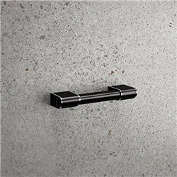 Barre d'appui de douche Onyx II Droite noire 300 mm