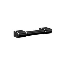 Barre d'appui de douche Onyx II Droite noire 300 mm