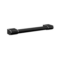 Barre d'appui de douche Onyx II Droite noire 450 mm