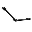 Barre d'appui de douche Onyx II Coudée noire 400x400 mm