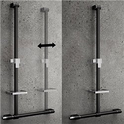 Main courante Onyx II Noire 1200x600 mm