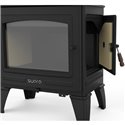 Poêle à bois Vercors E 8,7 kWatts noir
