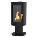 Poêle à bois Maonie sur pied 11,5 kWatts noir