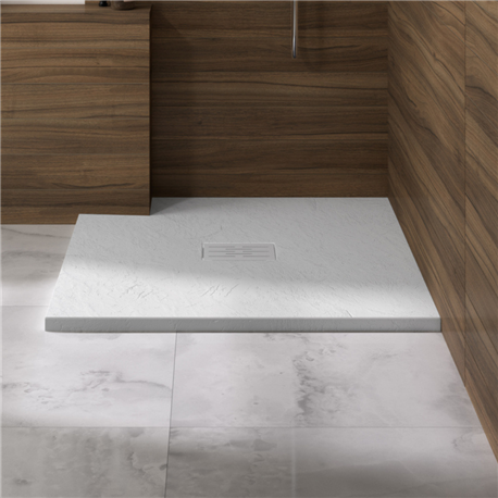 Receveur de douche Kinerock Evo Blanc  90x90 cm