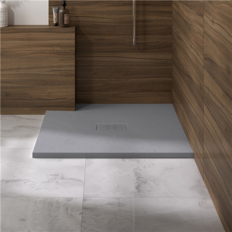 Receveur de douche Kinerock Evo Gris Pierre 90x90 cm Receveur de douche Kinerock Evo Gris Pierre 90x90 cm