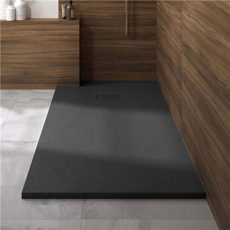 Receveur de douche Kinerock Evo Noir 100x80 cm Receveur de douche Kinerock Evo Noir 100x80 cm