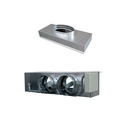 Pack Plénum QAI Medium IB8 2 sorties pour gainable Mitsubishi PEAD 35/50