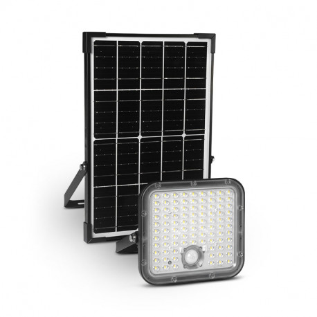 Projecteur solaire LED avec détecteur IR, 30W 4800 Lm Blanc chaud SEDUM