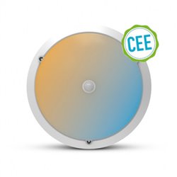 Plafonnier LED avec détecteur IR, 15W 1800-1850-1820 Lm Blanc chaud à Blanc jour RONDO