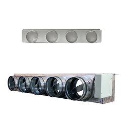 Pack Plénum QAI Standard IB8 5 sorties pour gainable Panasonic S 100/140 PF3E