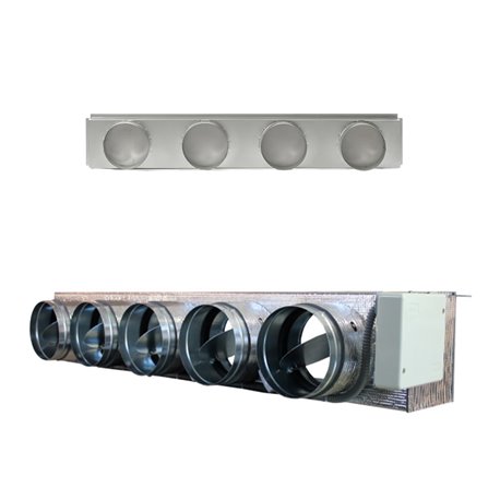 Pack Plénum QAI Standard IB8 5 sorties pour gainable Panasonic S 100/140 PF3E