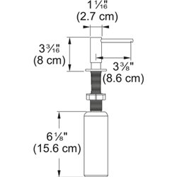 Distributeur de savon Atlas 412291 Inox