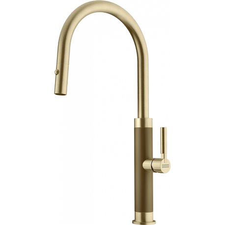 Mitigeur cuisine Mythos MasterPiece à douchette Reflet d'Or 384543 Mitigeur cuisine Mythos MasterPiece à douchette Reflet d'Or 384543