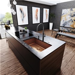 Mitigeur cuisine Mythos MasterPiece à douchette Anthracite 384529