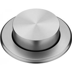 Bouton vidage pour évier Push rond inox 353754