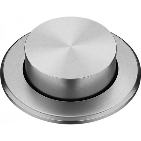 Bouton vidage pour évier Push rond inox 353754