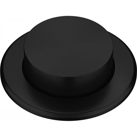 Bouton vidage pour évier Push rond noir mat 353778