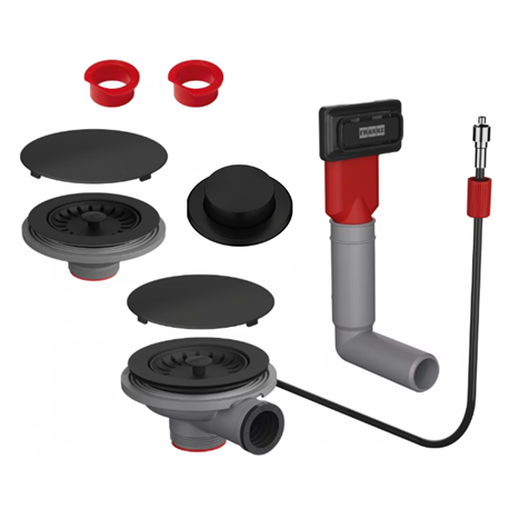 Vidage pour évier noir automatique avec bouton push, 2 cuves Maris MRG 404920