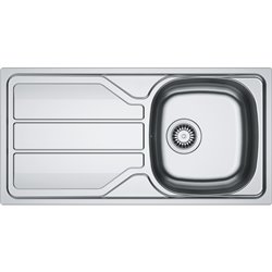 Evier Flash 435 FLN 611-86/46 Inox Lisse 860x435 mm 410020