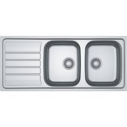 Evier Flash Manu FLN 621 Inox Lisse 393408