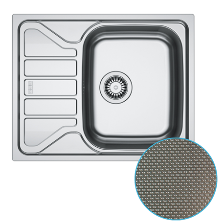 Evier Flash Auto FLL 611-62 Inox-Dekor 410426