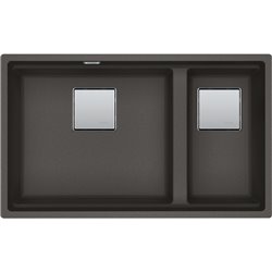 Evier Kubus 2.0 Fragranit KNG 120 Gris ardoise mat 398625