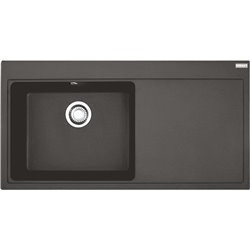 Evier Mythos Fragranit MTG 611 Gris ardoise mat égouttoir à droite 396218