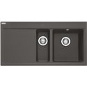 Evier Mythos Fragranit MTG 651-100 Gris ardoise mat égouttoir à gauche 396225