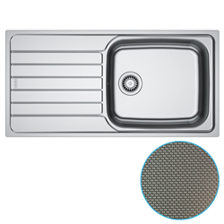 Evier Spark SKL 611-XL Inox-Dekor 386752